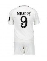 Real Madrid Kylian Mbappe #9 Kotipaita Lasten 2024-25 Lyhythihainen (+ shortsit)